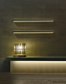 SURF N30 - Wooden wall shelf with integrated lighting by SCAPPINI & C - view 3